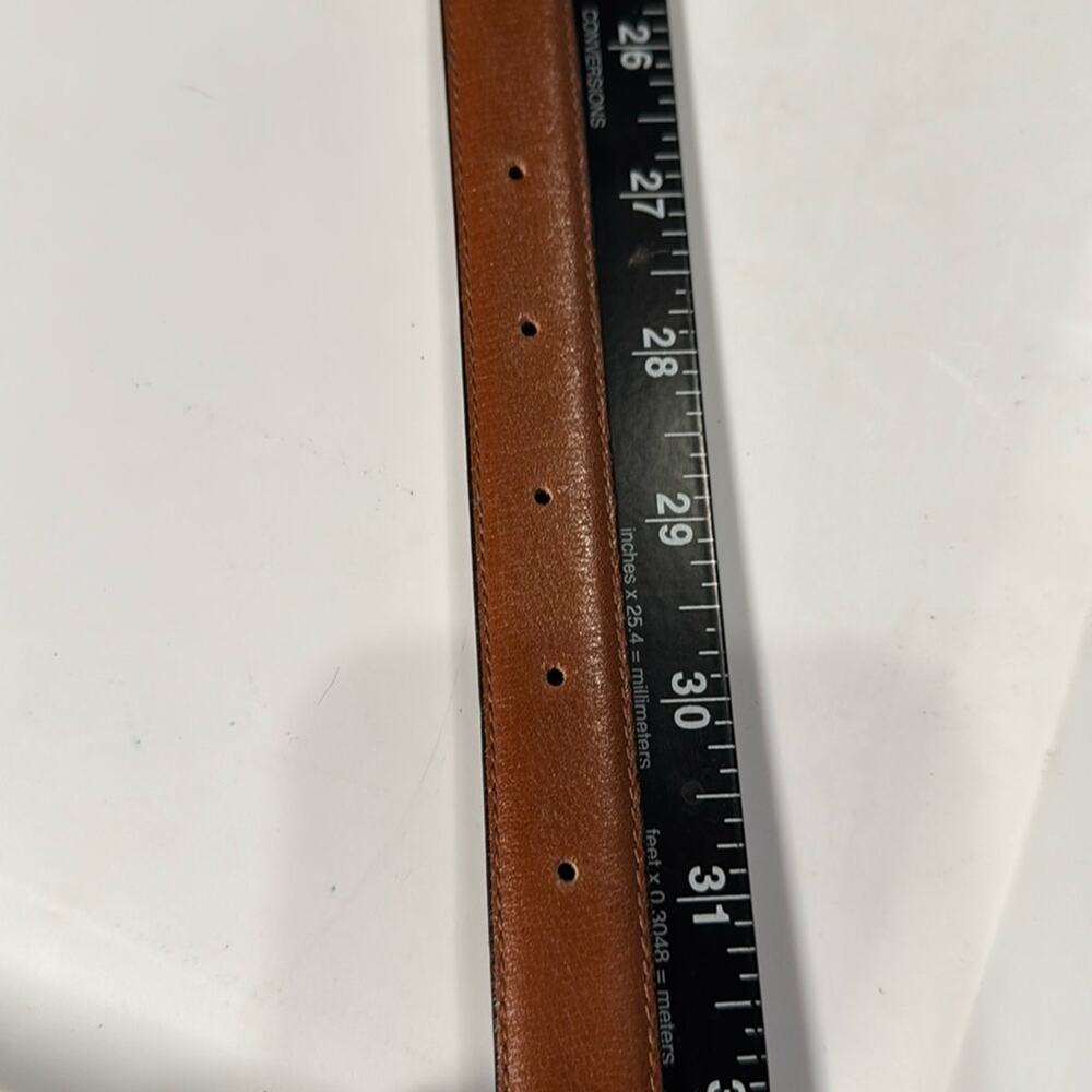 NWT Vintage Stefano Ricci Brown Colored Gold Colored Buckle Belt - Picture 5 of 5